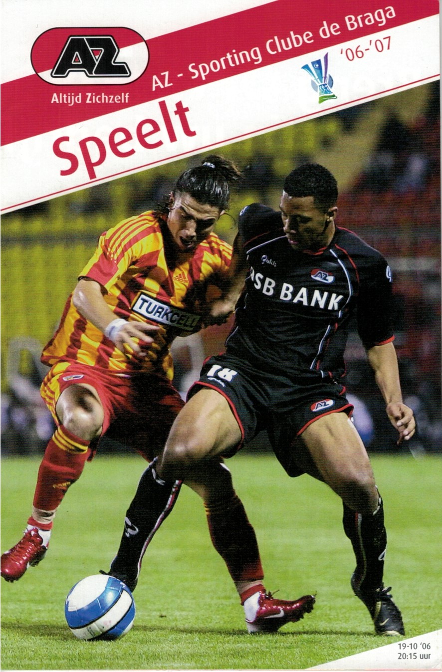 AZ Programma 19-okt-2006 Sporting Braga thuis